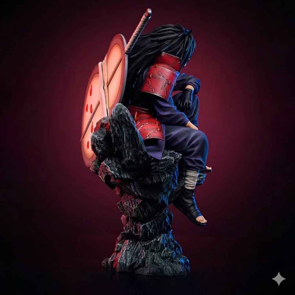 Figura Uchiha Madara 30cm Premium - Naruto Shippuden Coleccionable PVC con Detalles Excepcionales