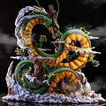 Figura Dragon Ball Shenron con Goku 24cm - Estatua Coleccionable PVC
