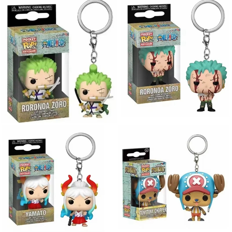 Llavero Funko POP One Piece - Zoro, Yamato, Chopper - Figura Vinilo Coleccionable Premium